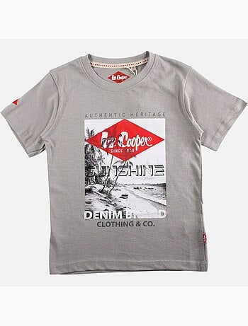 Lee Cooper - T-shirt manga curta menino