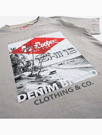 Lee Cooper - T-shirt manga curta menino