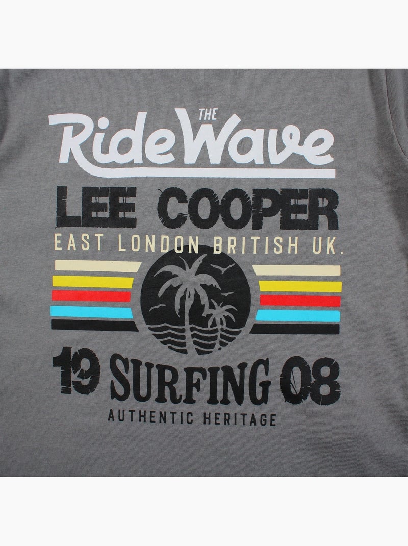Lee Cooper - T-shirt manga curta  menino Cinza - Kiabi