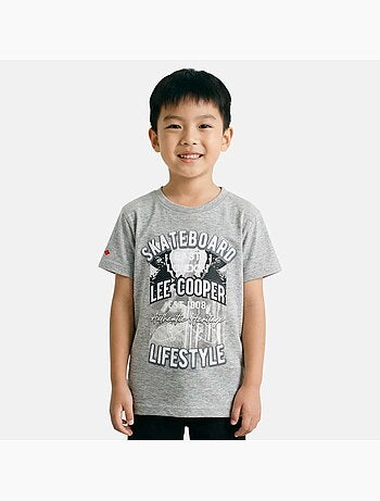Lee Cooper - T-shirt manga curta menino