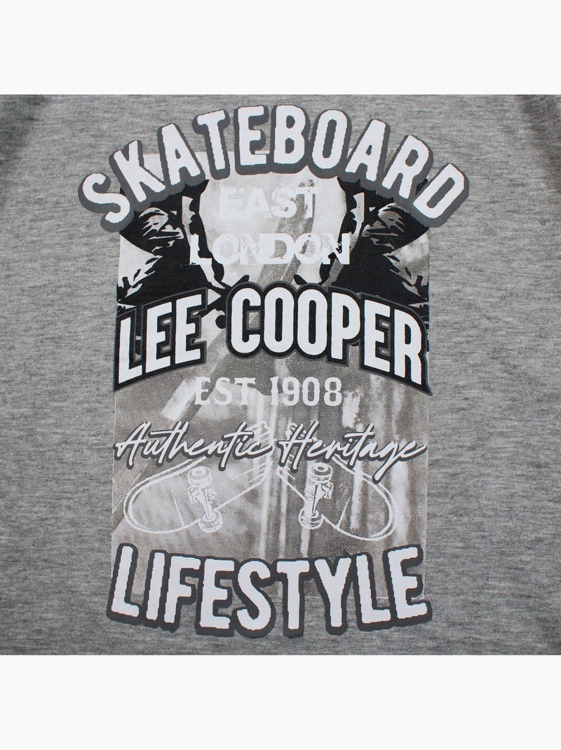 Lee Cooper - T-shirt manga curta  menino Cinza - Kiabi