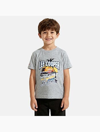 Lee Cooper - T-shirt manga curta menino