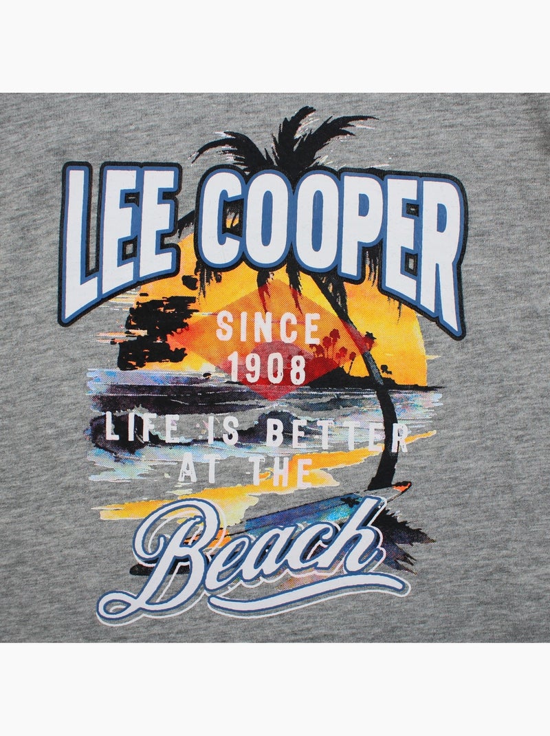 Lee Cooper - T-shirt manga curta  menino Cinza - Kiabi