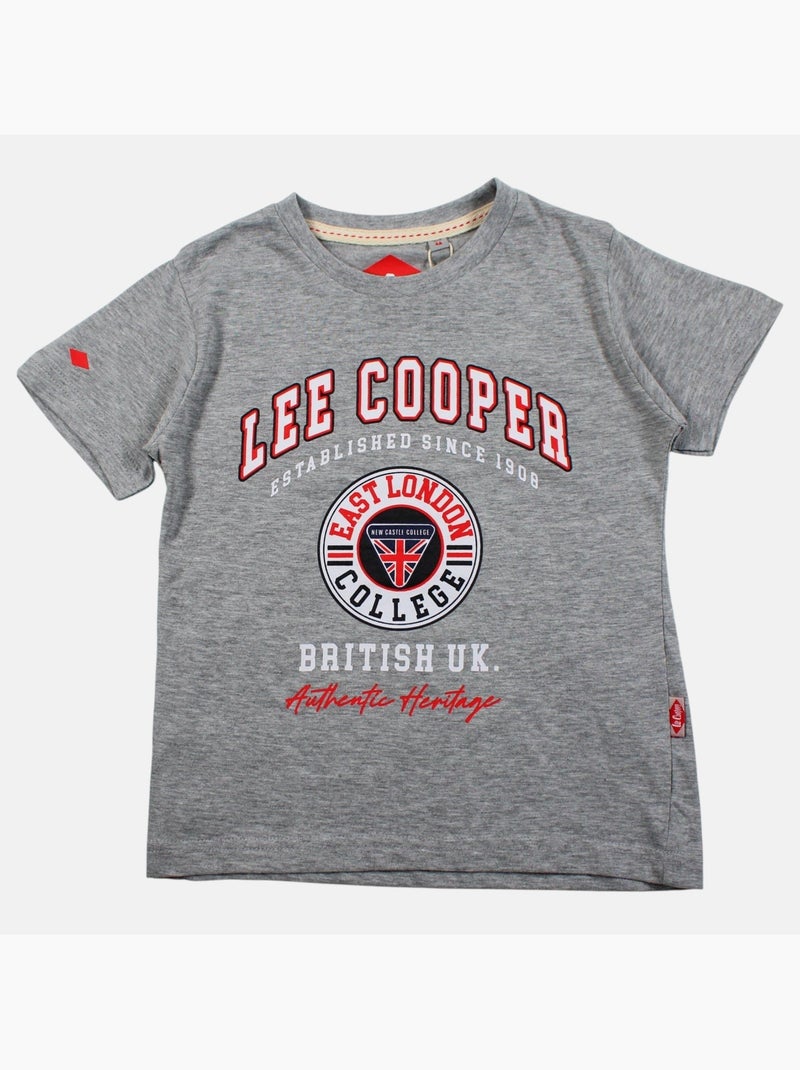 Lee Cooper - T-shirt manga curta  menino Cinza - Kiabi