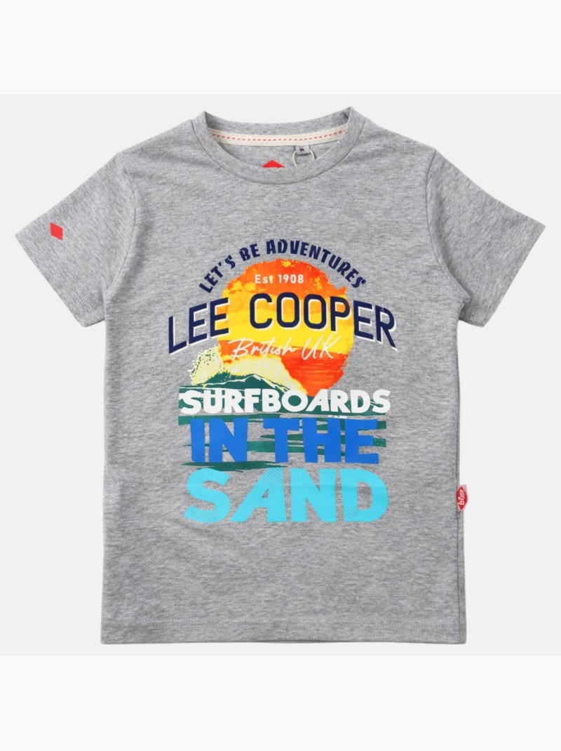 Lee Cooper - T-shirt manga curta  menino Cinza - Kiabi