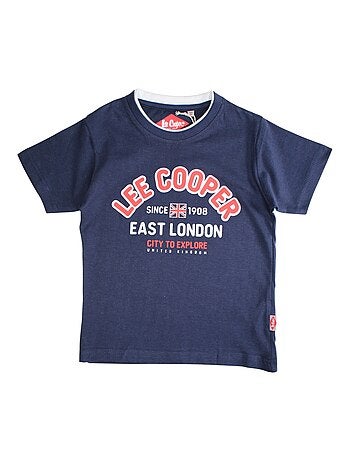 Lee Cooper - T-shirt manga curta menino estampada