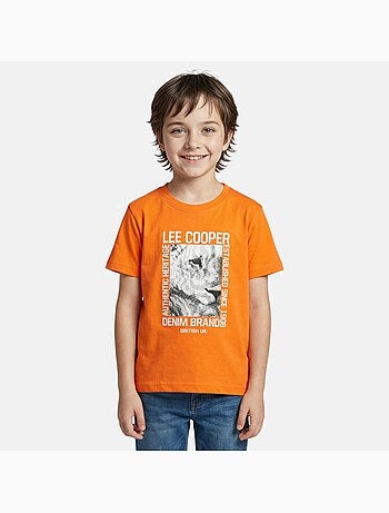 Lee Cooper - T-shirt manga curta menino