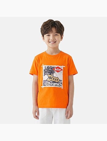 Lee Cooper - T-shirt manga curta menino
