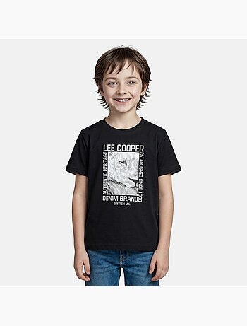 Lee Cooper - T-shirt manga curta menino