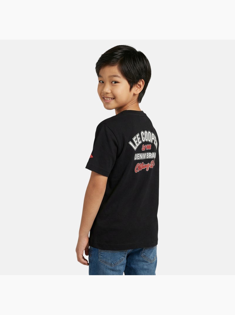 Lee Cooper - T-shirt manga curta  menino Preto - Kiabi