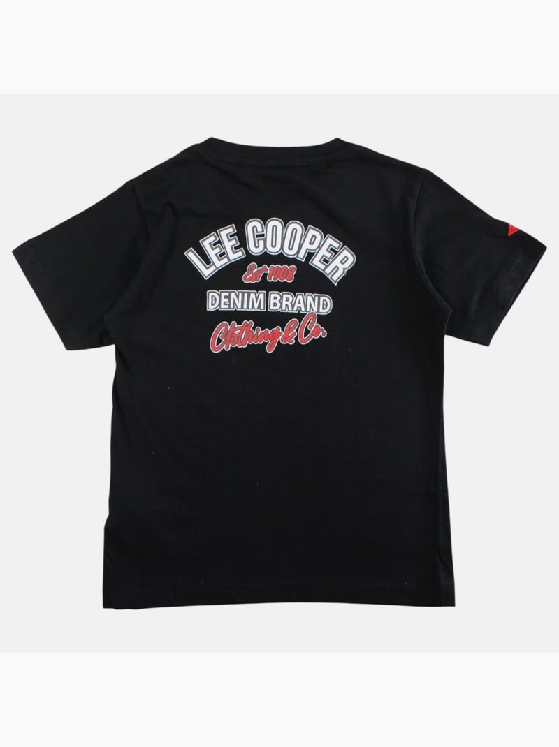 Lee Cooper - T-shirt manga curta  menino Preto - Kiabi