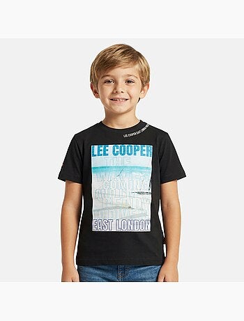 Lee Cooper - T-shirt manga curta menino