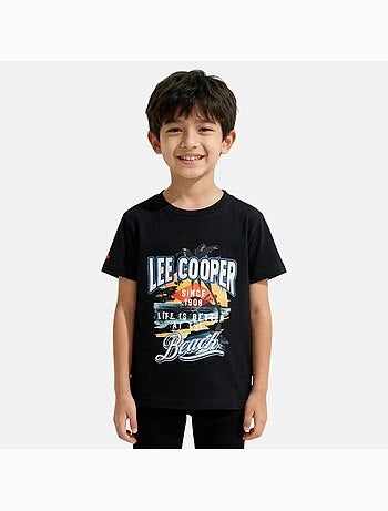 Lee Cooper - T-shirt manga curta menino