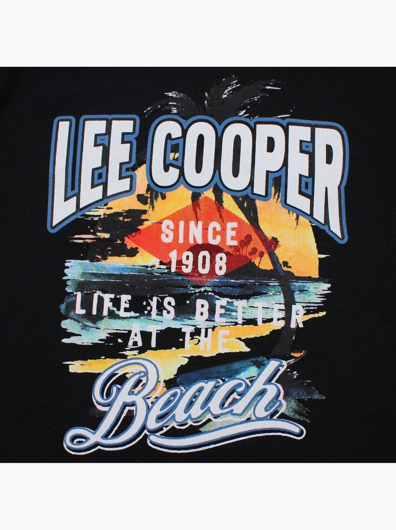Lee Cooper - T-shirt manga curta  menino Preto - Kiabi