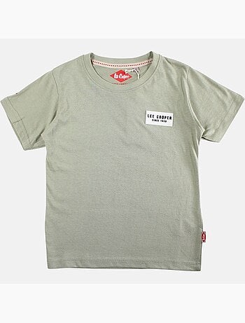 Lee Cooper - T-shirt manga curta menino