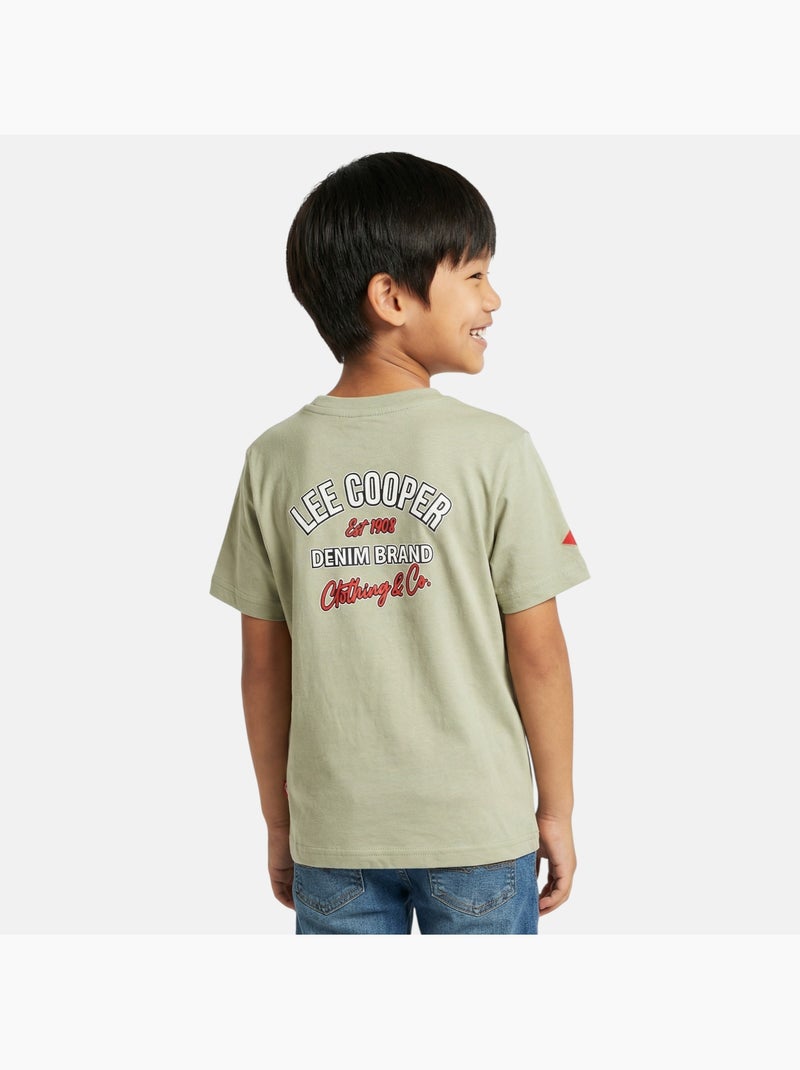 Lee Cooper - T-shirt manga curta  menino Verde - Kiabi