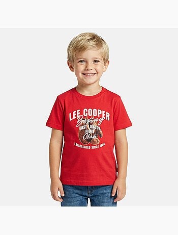 Lee Cooper - T-shirt manga curta menino