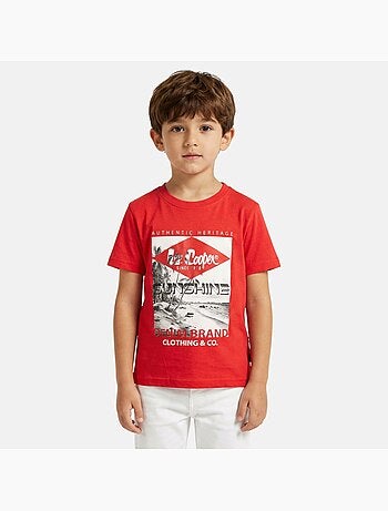 Lee Cooper - T-shirt manga curta menino