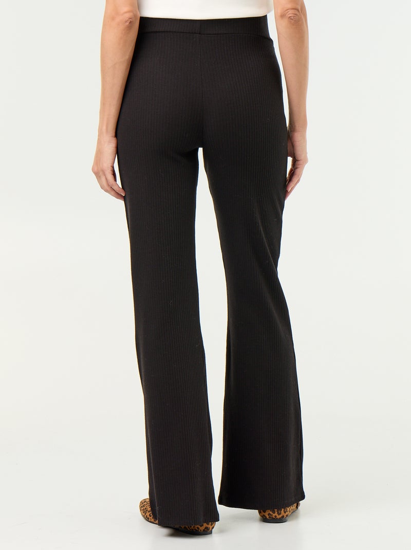Legging bootcut de maternidade Preto - Kiabi