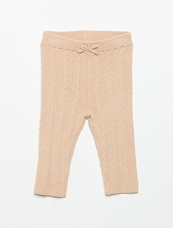 Legging com laço e tranças