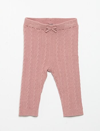 Legging com laço e tranças