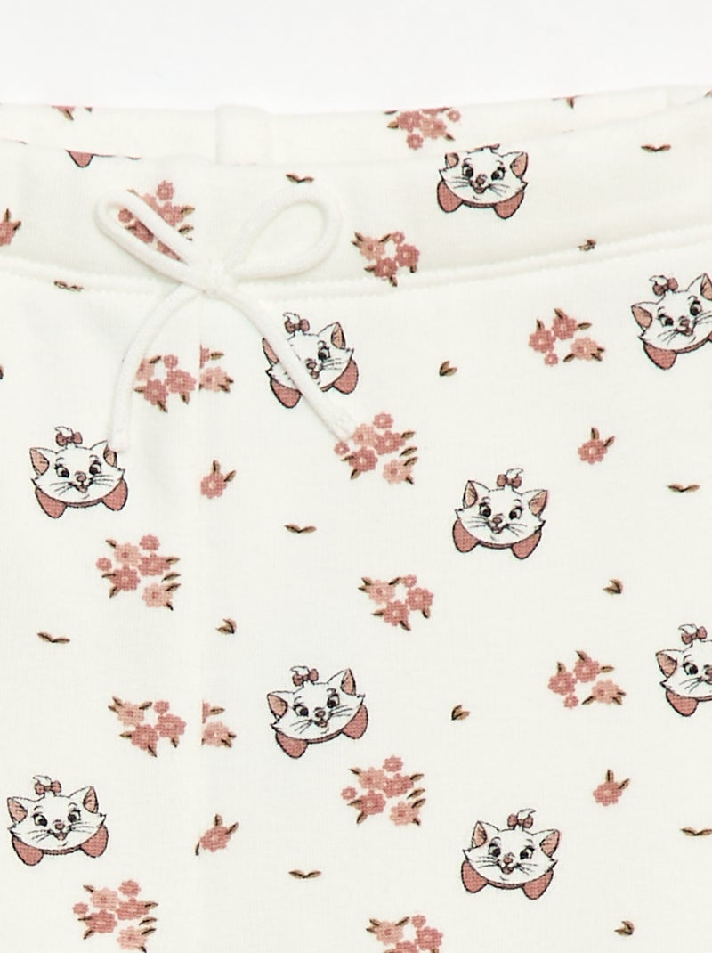 Legging com padrão integral 'Disney' em veludo Branco - Kiabi