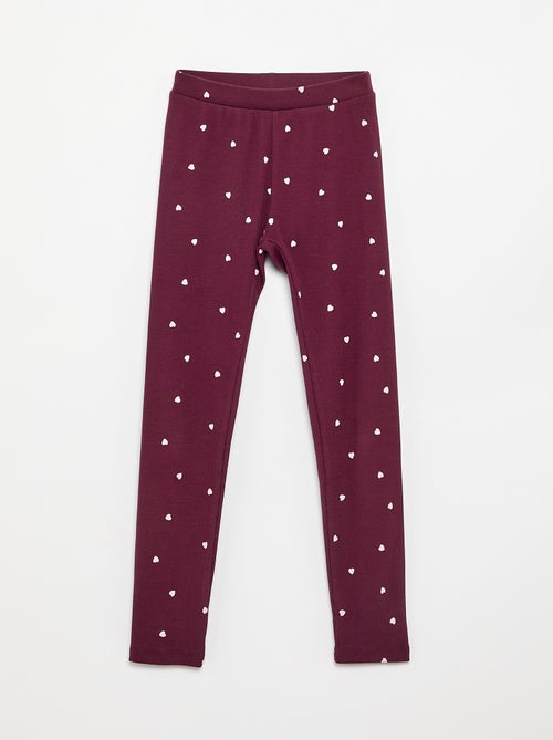 Legging comprida estampada - Kiabi