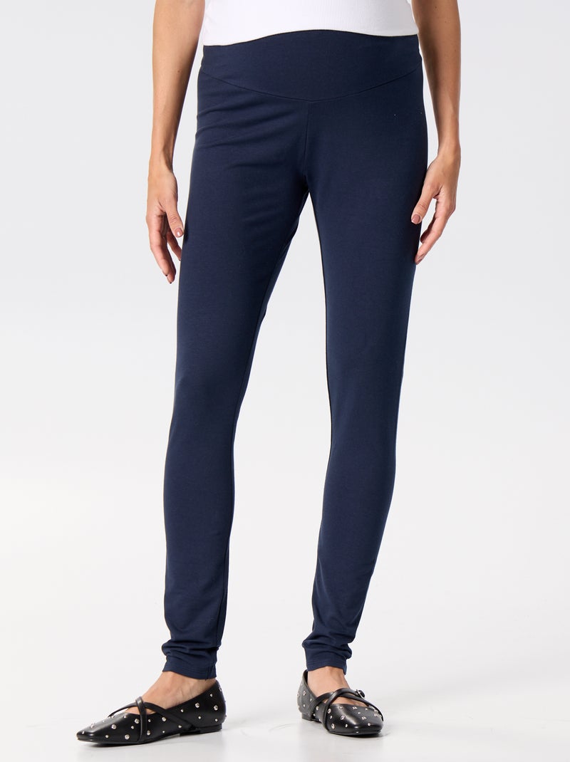 Legging comprida sem costuras Azul - Kiabi