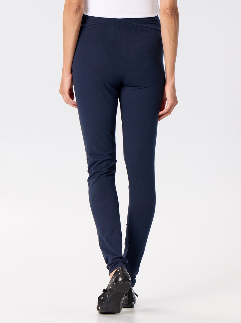 Legging comprida sem costuras Azul - Kiabi