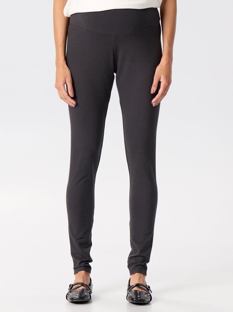 Legging comprida sem costuras Preto - Kiabi