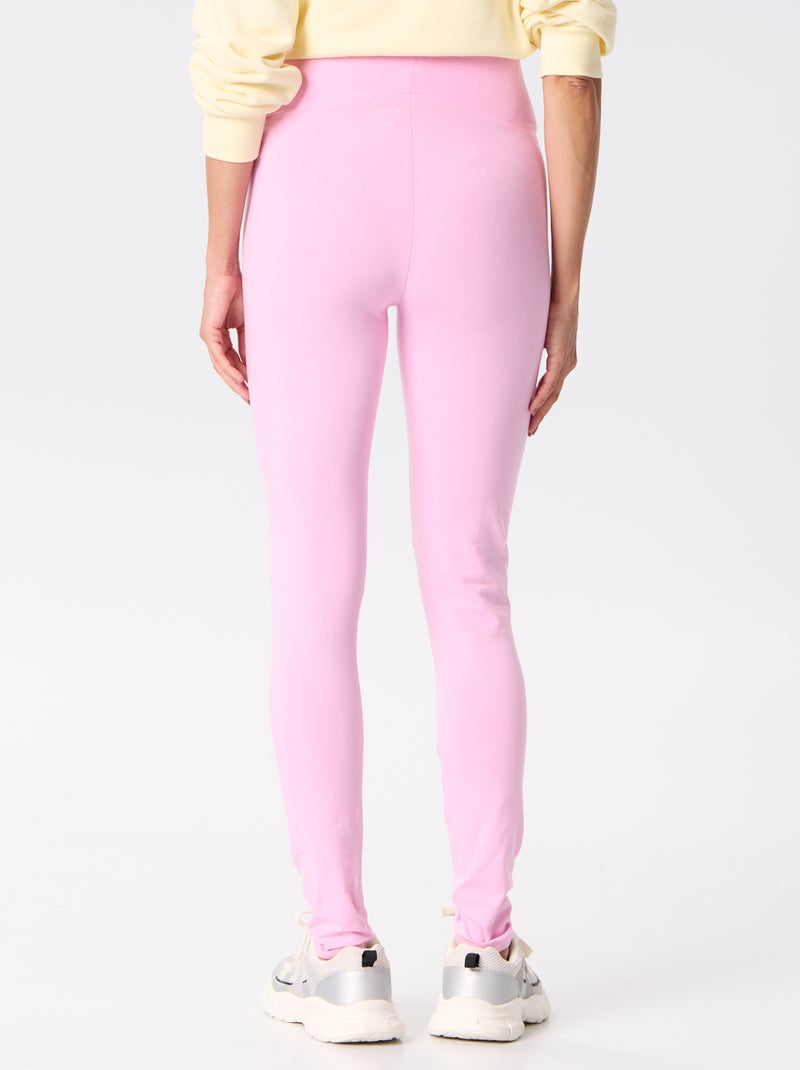 Legging comprida sem costuras Rosa - Kiabi