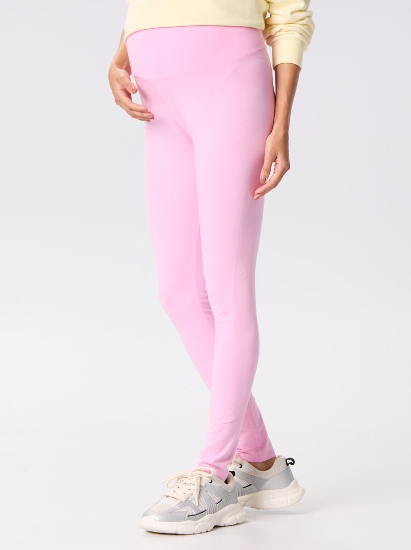 Legging comprida sem costuras Rosa - Kiabi