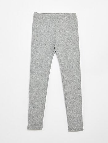 Legging comprido canelado liso