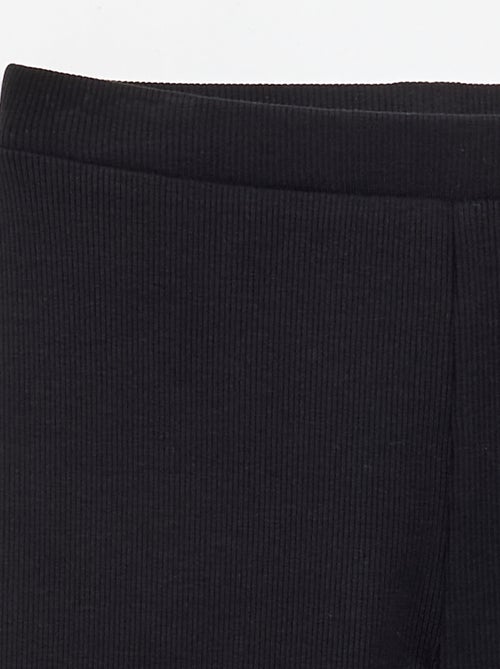 Legging comprido canelado liso - Kiabi Legging comprido canelado liso - Kiabi
