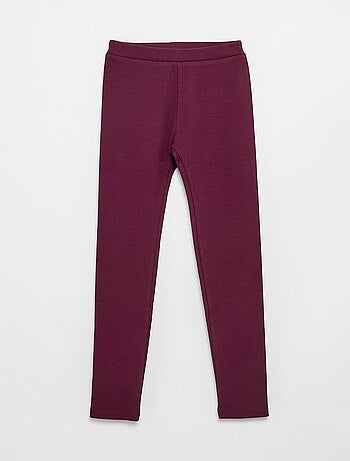 Legging comprido canelado liso
