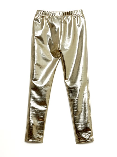 Legging comprido em imitação de couro - Kiabi