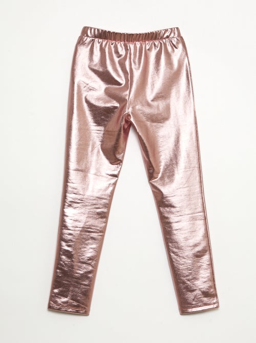 Legging comprido em imitação de couro - Kiabi