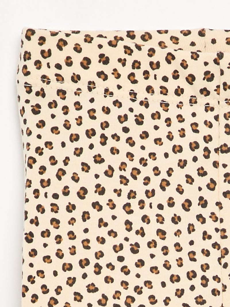 Legging comprido estampado Branco - Kiabi