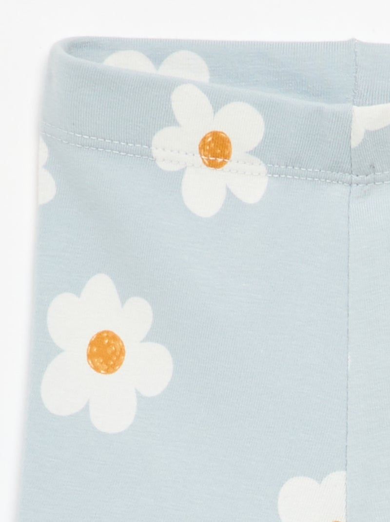 Legging comprido estampado Cinza - Kiabi