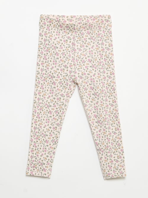 Legging comprido estampado - Kiabi