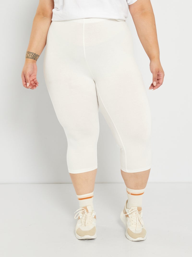 Legging curto Branco - Kiabi