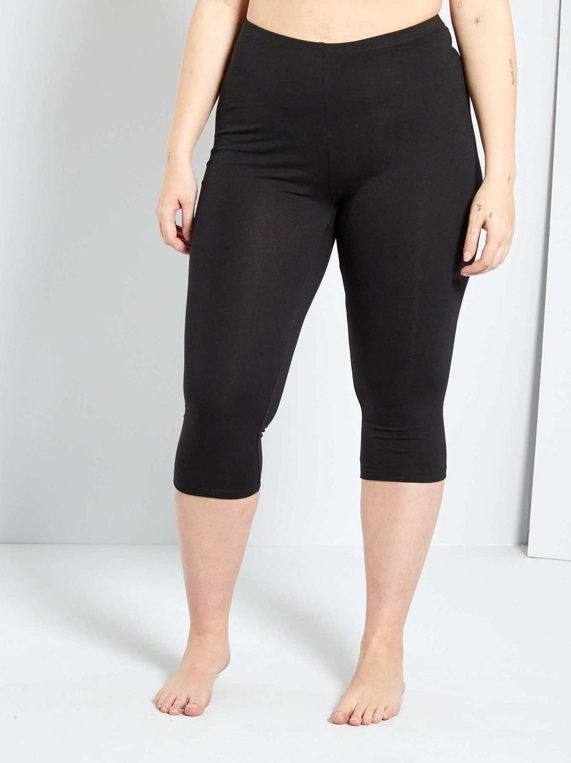 Legging curto Preto - Kiabi