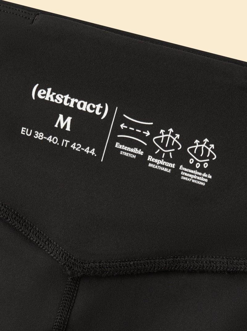 Legging de desporto 7/8 - (ekstract) Preto - Kiabi