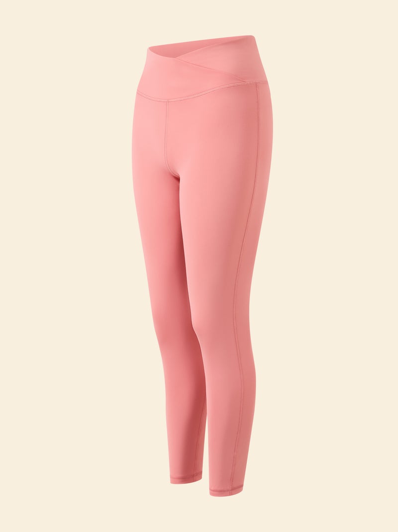 Legging de desporto cintura torcida - (ekstract) Rosa - Kiabi