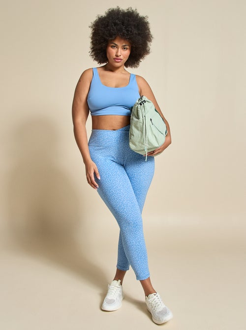 Legging de desporto com estampado de leopardo - (ekstract) - Kiabi