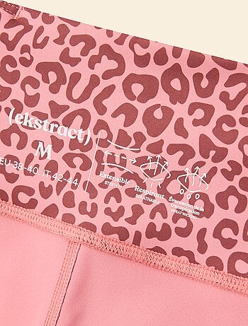 Legging de desporto com estampado de leopardo - (ekstract)