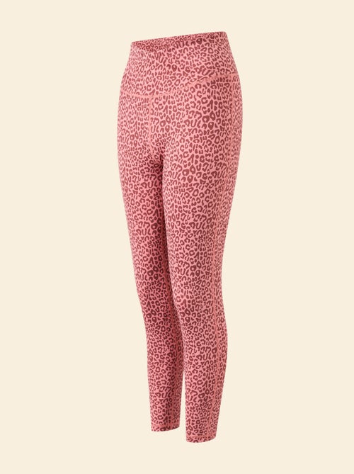 Legging de desporto com estampado de leopardo - (ekstract) - Kiabi