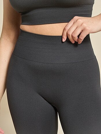 Legging de desporto em rib sem costuras - (ekstract)