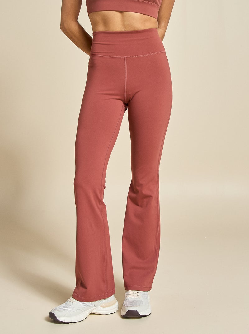 Legging de desporto flare - (ekstract) Castanho - Kiabi