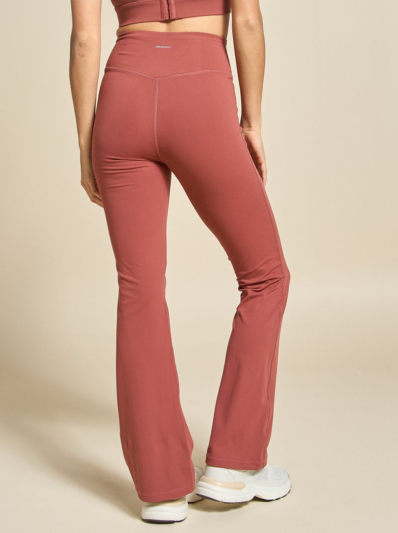 Legging de desporto flare - (ekstract) Castanho - Kiabi